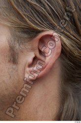 Ear Man White Casual Slim Street photo references